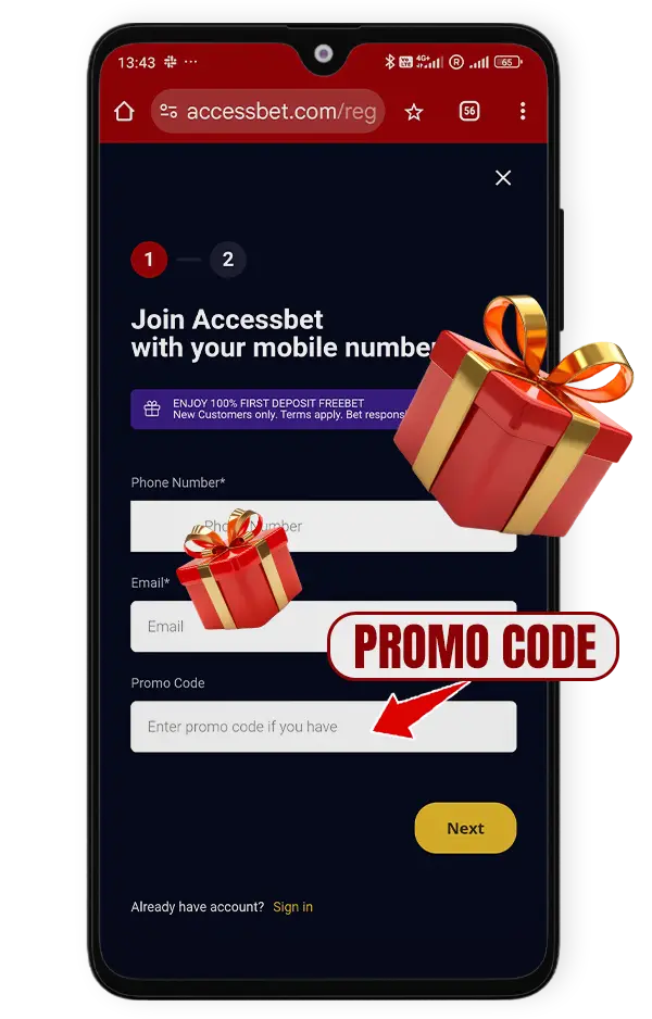 Accessbet Aviator Promo Code