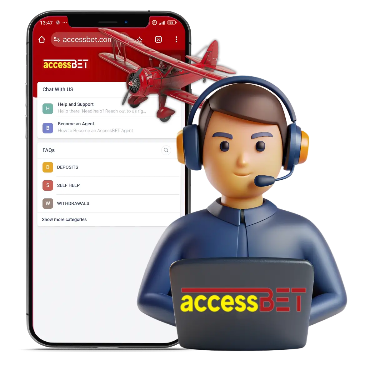 Kenyan players on Aviator Acessbet have several ways through which they can get help